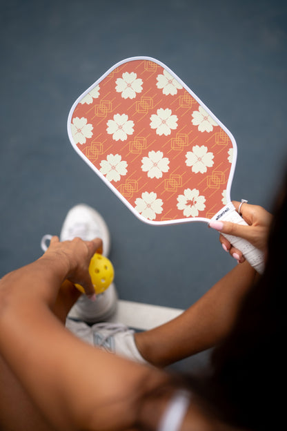 EverSpin - Red Floral 16mm Pickleball Paddle