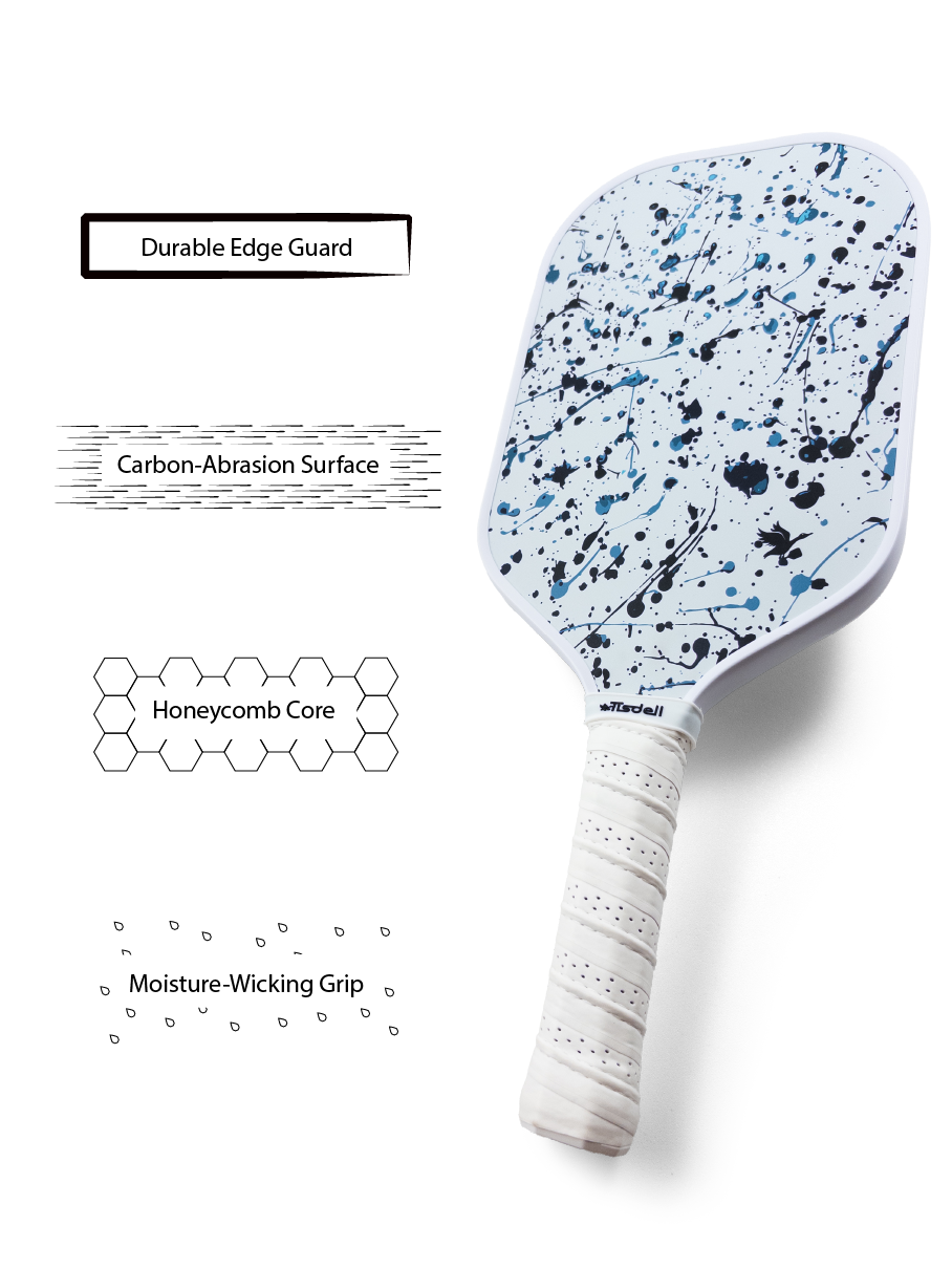 EverSpin - Splatter 16mm Pickleball Paddle